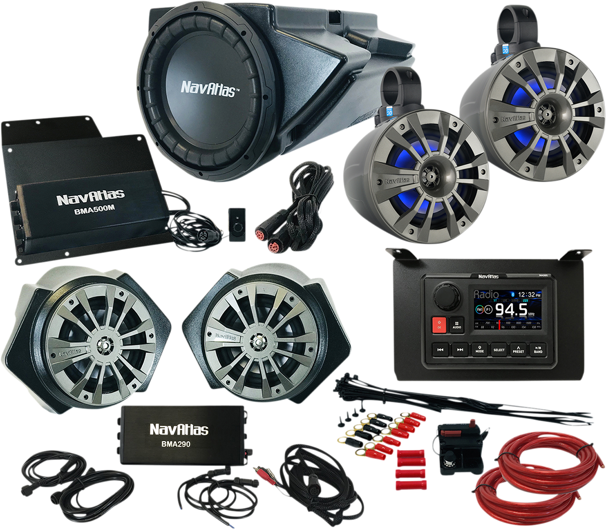 Kit de audio NAVATLAS - Zona 4 - Turbo S RZR1ZONE4S 