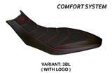 Funda Asiento Aprilia Dorsoduro 750/900/1200 2010-2020 Tappezzeria Italia TPZ Comfort en Negro