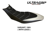 Aprilia Dorsoduro 750 900 1200 2010-2020 Seat Cover Tappezzeria Italia TPZ Ultragrip in White