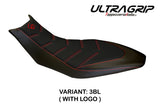 Funda Asiento Aprilia Dorsoduro 750 900 1200 2010-2020 Tappezzeria Italia TPZ Ultragrip en Negro