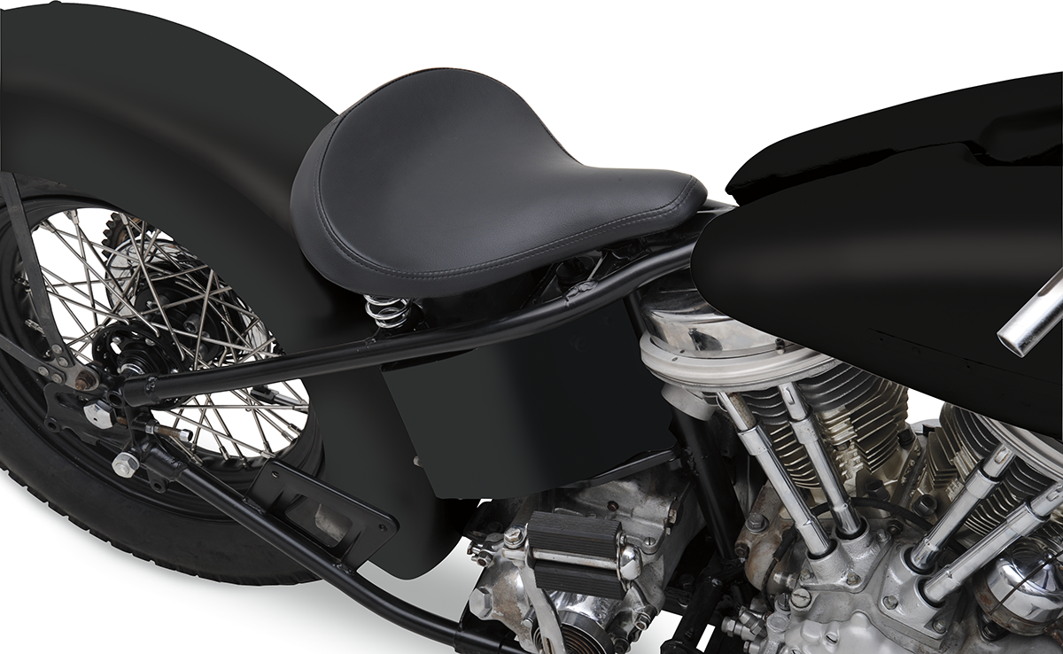 Asiento DRAG SPECIALTIES - Spring Solo - Grande - Vinilo negro - Liso 0806-0047