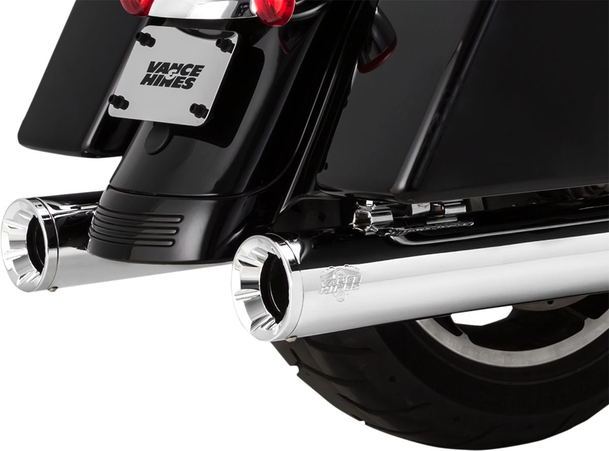 Silenciadores Eliminator de 4" VANCE &amp; HINES - Cromados 16714 