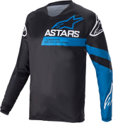 Maillot de manga larga ALPINESTARS Racer V3 - Negro/Azul Brillante - 2XL 1762822-1078-2X