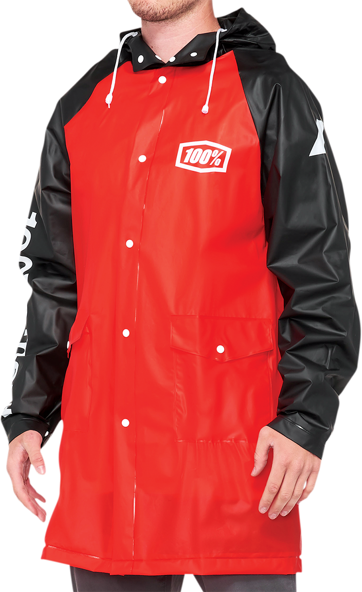 Impermeable 100% Torrent - Rojo/Negro - XL 20040-00008