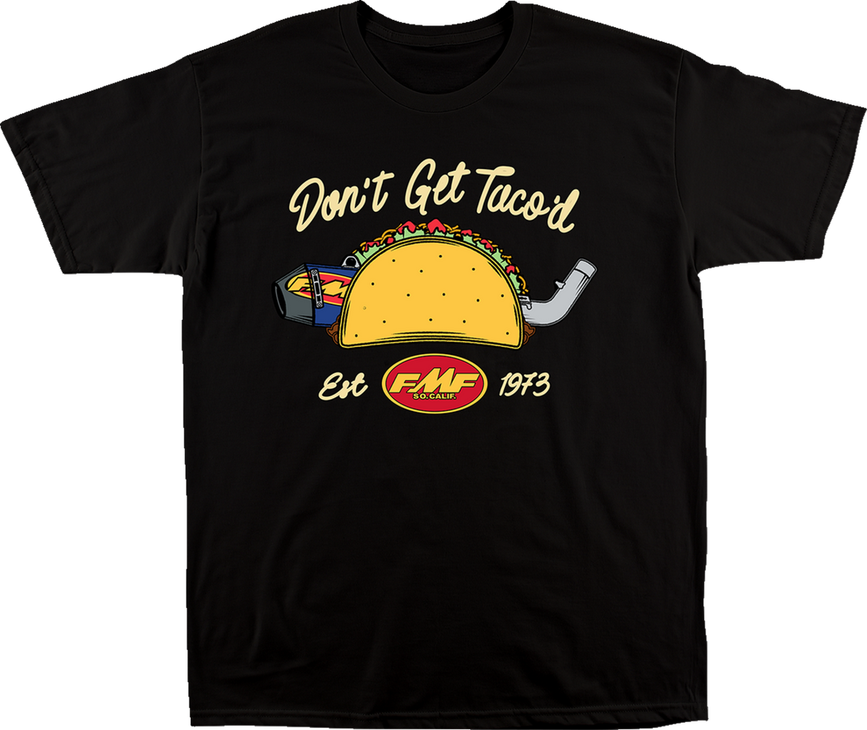 Camiseta FMF Exhaust CO - Negra - Talla mediana SP23118913BLKM 3030-23083 