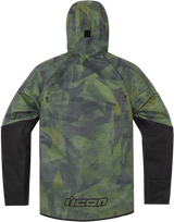 Chaqueta ICON Airform Battlescar™ - Verde - Talla pequeña 2820-5479