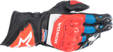 Guantes ALPINESTARS Honda GP Pro R3 - Negro/Rojo Brillante/Azul - XL 3556223-1317-XL