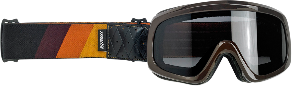Gafas de visión nocturna BILTWELL Overland 2.0 - Tri-Stripe - Dorado/Óxido/Marrón 2111-0802-004 