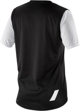 Maillot 100% Ridecamp - Manga corta - Negro - Talla pequeña 41401-001-10