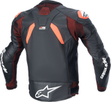 Chaqueta de cuero ALPINESTARS GP Plus R v4 Rideknit® - Negro/Rojo Fluo/Blanco - 56 3100324-1321-56