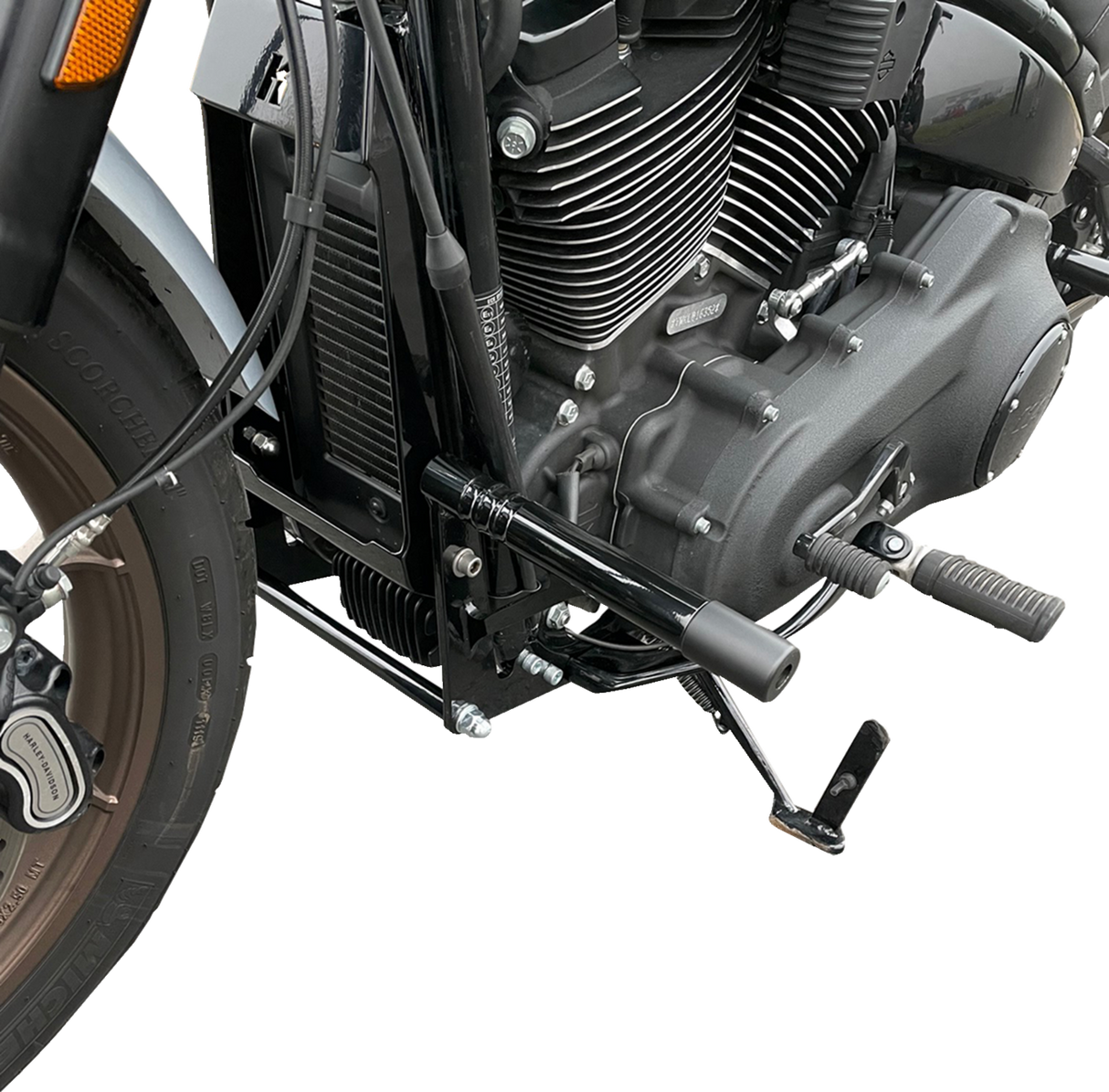 Protector de motor KODLIN MOTORCYCLE - Negro - Harley Softail Low Rider / Standard / Street 2018-2025 K59515 