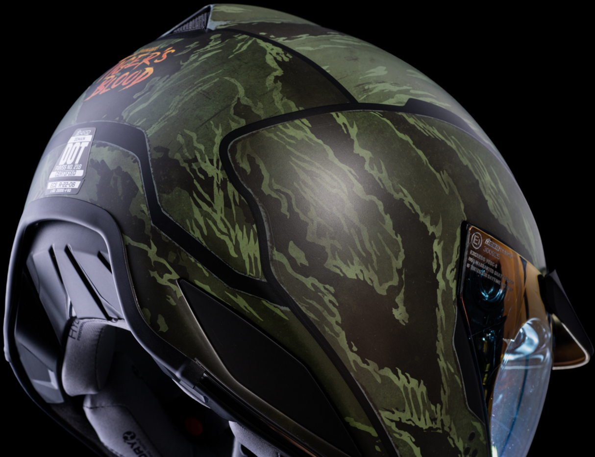 Casco ICON Domain™ - Sangre de Tigre - Verde - XS 0101-14923
