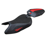 Aprilia RS 457 2023-2025 Seat Cover Tappezzeria Italia TPZ Ultragrip in Red and Black