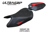 Aprilia RS 457 2023-2025 Seat Cover Tappezzeria Italia TPZ Ultragrip in Red and Black