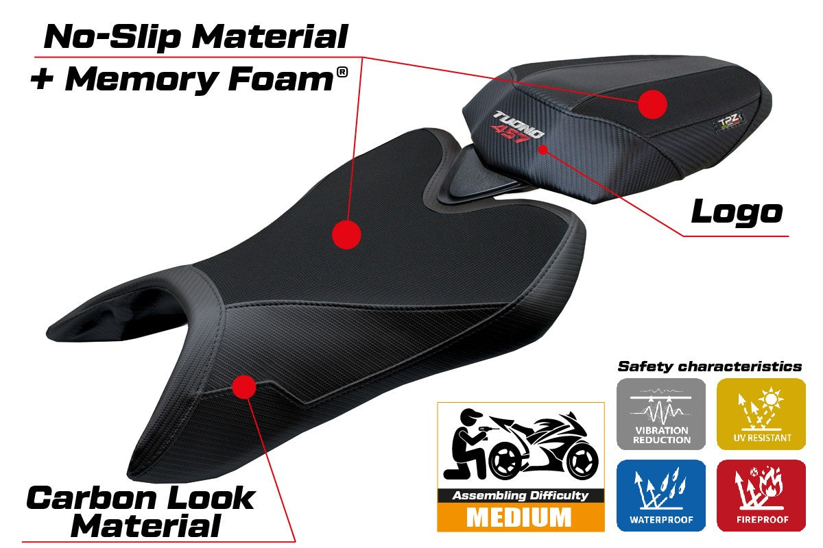 Aprilia Tuono 457 2025-2026 Seat Cover TPZ Italia Comfort Black