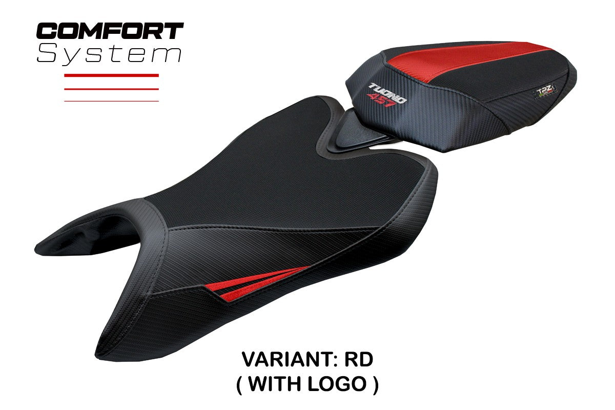 Aprilia Tuono 457 2025-2026 Seat Cover TPZ Italia Comfort Red Black