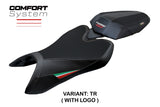 Aprilia Tuono 457 2025-2026 Seat Cover TPZ Italia Comfort Italian Flag Black