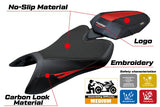 Aprilia Tuono 457 2025-2026 Seat Cover TPZ Italia Ultragrip Red Black