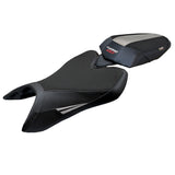Aprilia Tuono 457 2025-2026 Seat Cover TPZ Italia Ultragrip Silver Black