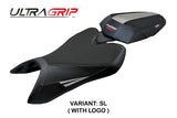 Aprilia Tuono 457 2025-2026 Seat Cover TPZ Italia Ultragrip Silver Black