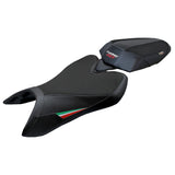 Aprilia Tuono 457 2025-2026 Seat Cover TPZ Italia Ultragrip Italian Flag Black