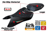 Aprilia Tuono 457 2025-2026 Seat Cover TPZ Italia Velvet Special Edition ItaFlag Blk