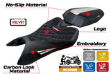 Aprilia Tuono 457 2025-2026 Seat Cover TPZ Italia Velvet Special Edition White Black