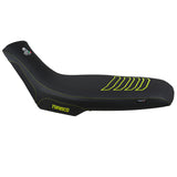 Funda de asiento Aprilia Tuareg 660 2021-2025 Tappezzeria Italia TPZ Comfort Ultragrip en amarillo y negro