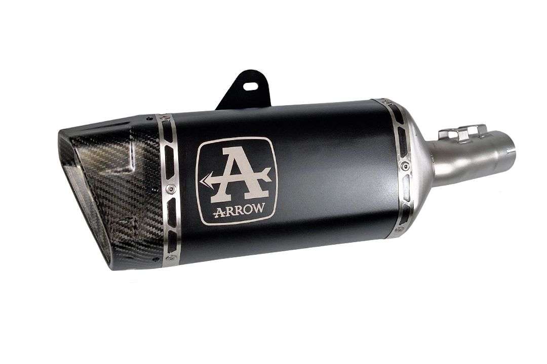 71509PTN Escape deslizante Arrow Titanio Oscuro para ZX-6R 636 2024-25 Pista CON TUBO DE ENLACE SOLDADO 