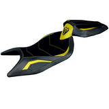 Funda de asiento Aprilia RS 660 2021-2025 Tappezzeria Italia TPZ Comfort en amarillo y negro