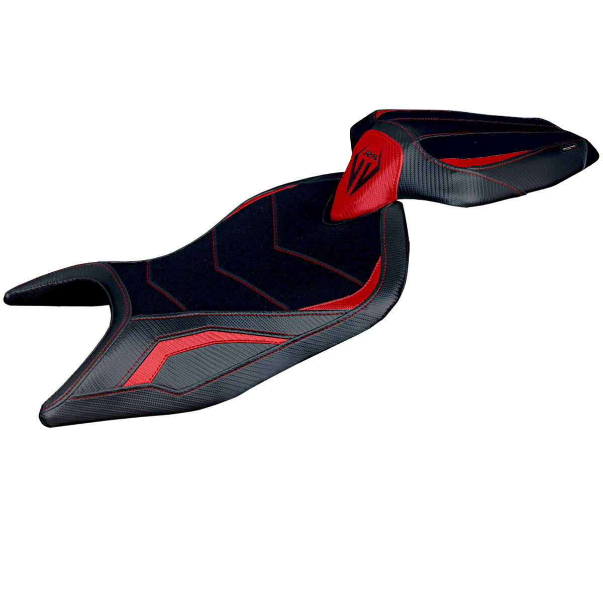 Funda de asiento Aprilia RS 660 2021-2025 Tappezzeria Italia TPZ Comfort en rojo y negro