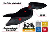 Funda de asiento Aprilia RS 660 2021-2025 Tappezzeria Italia TPZ Ultragrip en negro