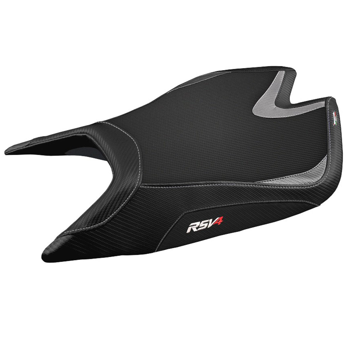 Aprilia RSV4 2021-2026 Seat Cover TPZ Italia Silver Black