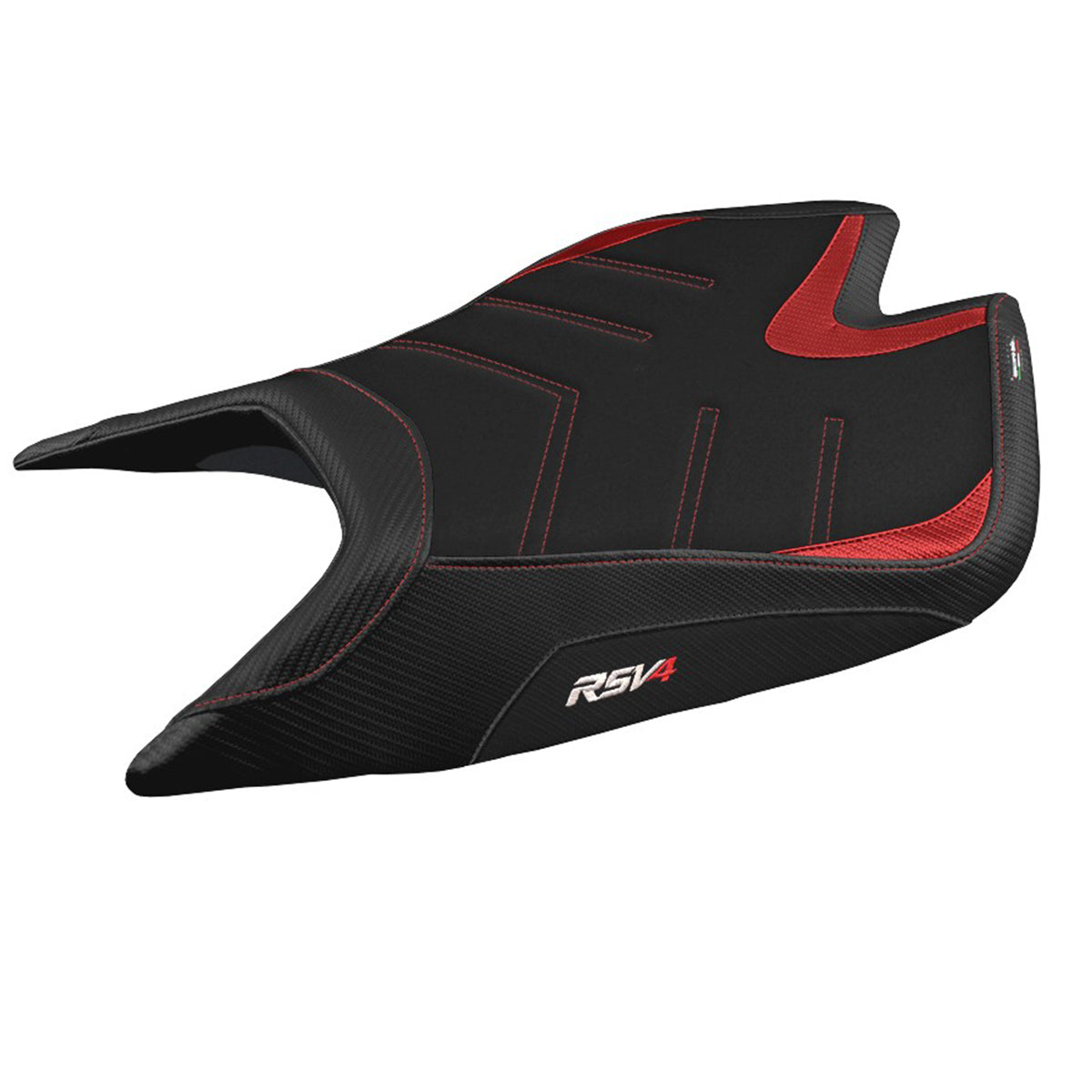 Aprilia RSV4 2021-2026 Seat Cover TPZ Italia Ultragrip Red Black