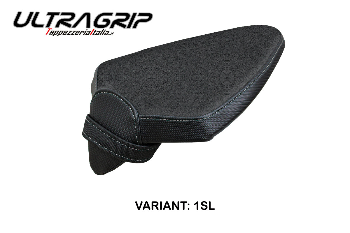 Aprilia RSV4 2021-2026 Passenger Seat Cover Tappezzeria Italia TPZ Ultragrip in Silver