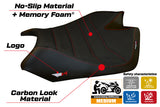 Funda de asiento Aprilia RSV4 2009-2020 Tappezzeria Italia TPZ Comfort Ultragrip en negro