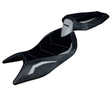 Funda Asiento Aprilia Tuono 660 2021-2024 Tappezzeria Italia TPZ en Plata y Negro