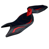 Aprilia Tuono 660 2021-2024 Seat Cover Tappezzeria Italia TPZ in Red and Black