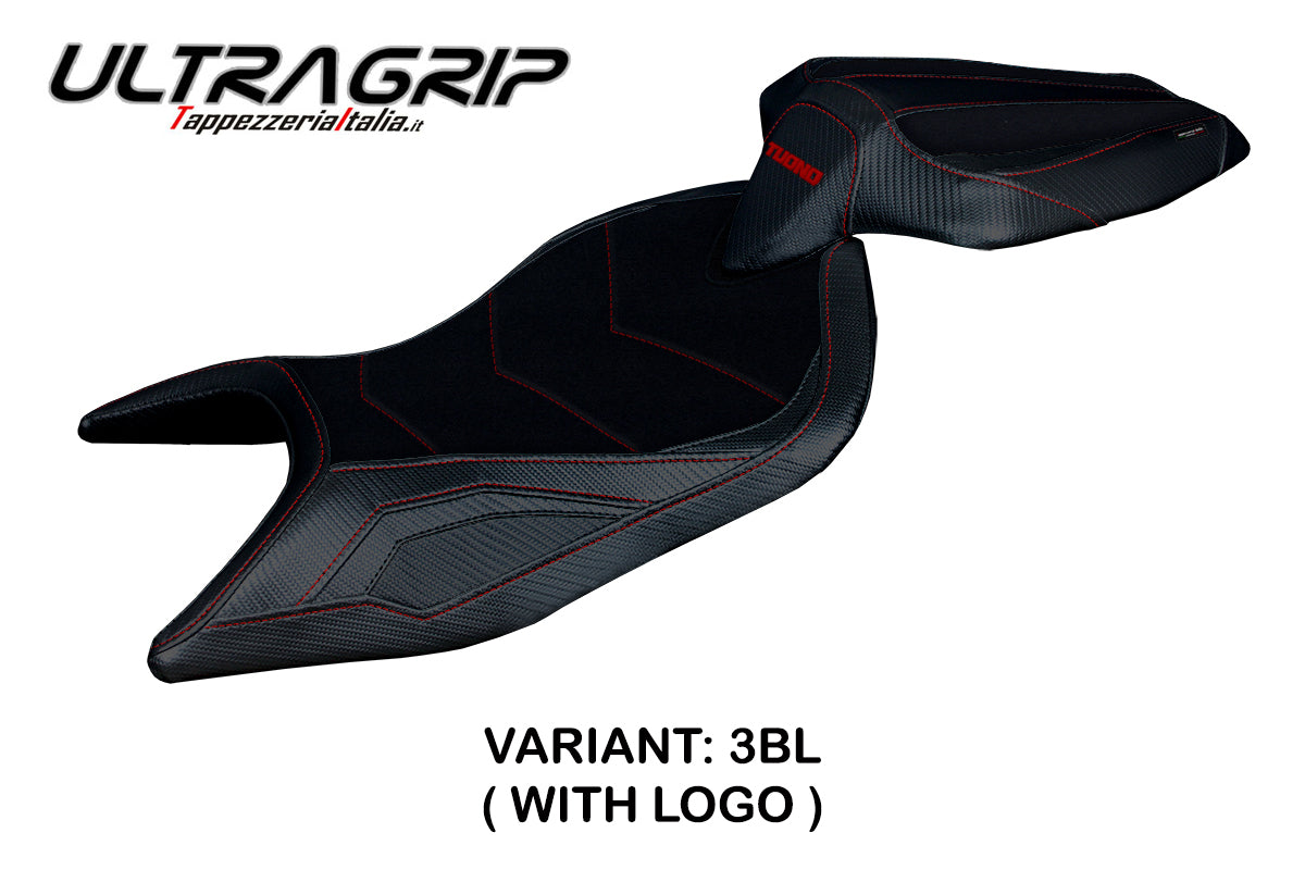 Funda Asiento Aprilia Tuono 660 2021-2024 Tappezzeria Italia TPZ Ultragrip en Negro