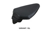 Aprilia Tuono V4 Factory 2021-2025 Funda para asiento de pasajero Tappezzeria Italia TPZ en plata