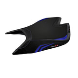 Funda de asiento Aprilia Tuono V4 Factory 2021-2025 Tappezzeria Italia TPZ Comfort en azul y negro