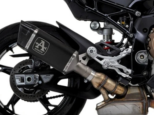 71506PTN Arrow HOMOL Pista Slip-on Exhaust, Titanium Dark for BMW