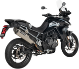 Escape Triumph Tiger 850 / 900 / GT / Rally 2020-2024, silenciador Akrapovic Slip-On en titanio y fibra de carbono S-T9SO3-HRT