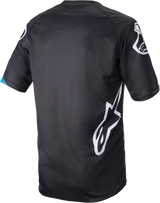 Camiseta ALPINESTARS Racer V3 - Negro/Azul Brillante - Talla Grande 1762922-1078-LG