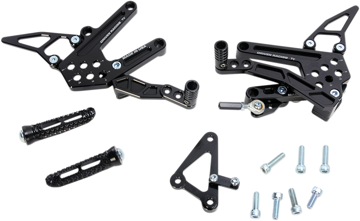 Estribo trasero DRIVEN RACING TT - ZX10R DRP-723-BK
