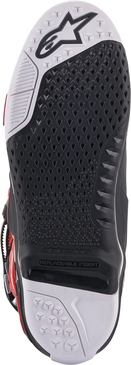 Botas ALPINESTARS Tech 10 - Negro/Rojo - Talla 11 de EE. UU. 2010020-31-11