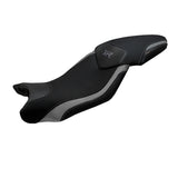 Funda de asiento para BMW S1000XR 2015-2019 Tappezzeria Italia TPZ en gris y negro