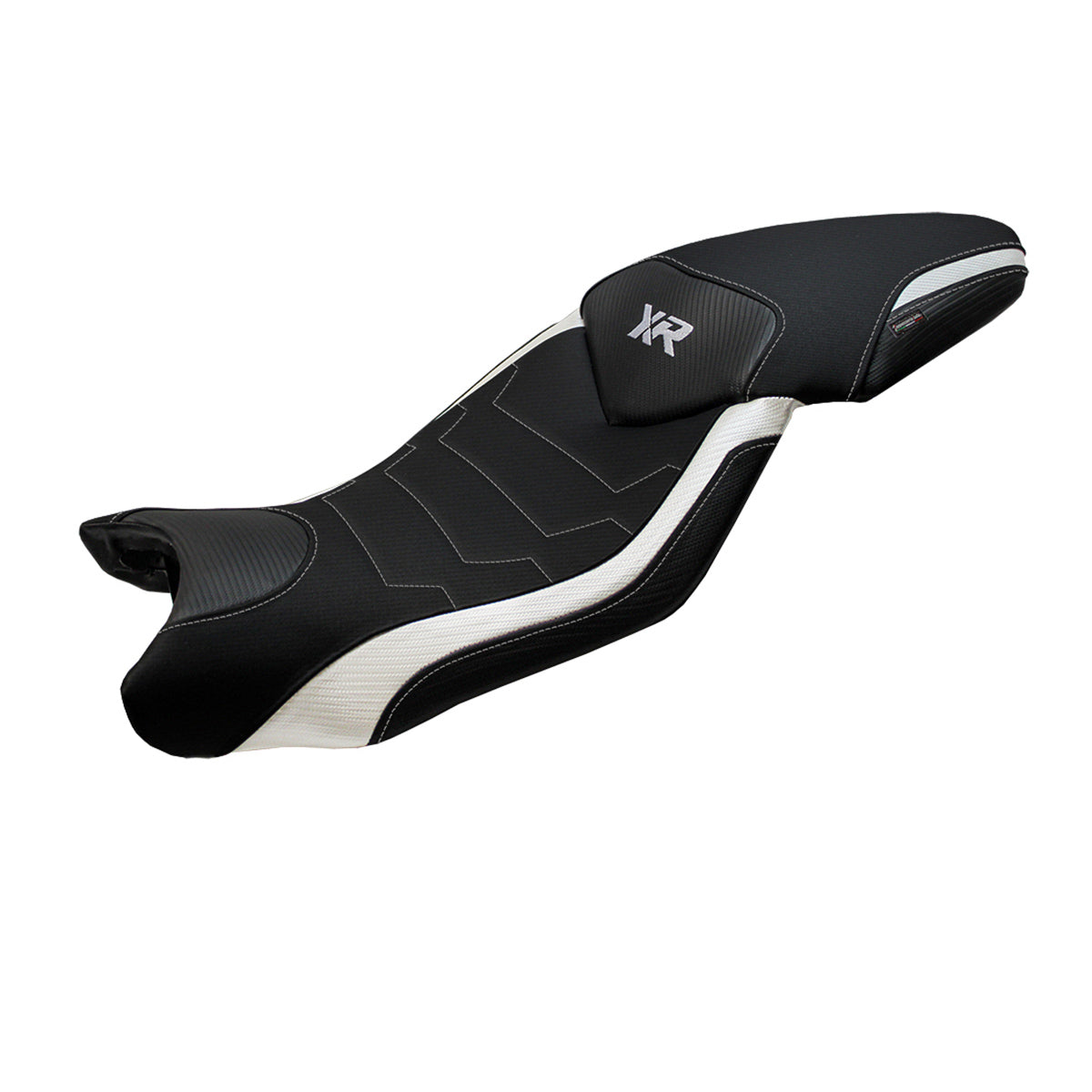 BMW S1000XR 2015-2019 Seat Cover Tappezzeria Italia TPZ Comfort in White and Black