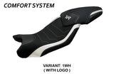 BMW S1000XR 2015-2019 Seat Cover Tappezzeria Italia TPZ Comfort in White and Black