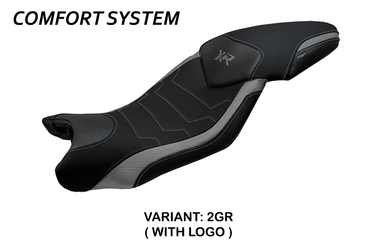 BMW S1000XR 2015-2019 Seat Cover Tappezzeria Italia TPZ Comfort in Grey and Black